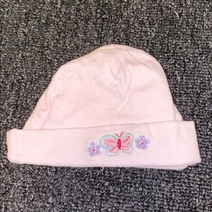 Pink newborn hat